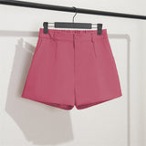 Breakj Spring And Summer Shorts Female Autumn Summer 2024 New High Waist Khaki Boot Pants Are Versatile With A Thin Korean Version Of Wide Leg