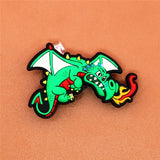 Imitation 1pc Shoe Accessories Pirate Parrot Octopus Shoe Charms Garden Shoe Buckle Decorations Fit Croc JIBZ Kids Gift