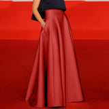 2022 ZANZEA Stylish Solid Skirts Women Spring Sundress High Waist Vestido Female Zipper Maxi Robe Casual Faldas Saia