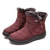 Boots Waterproof Snow Boots Female Plush Winter Boots Women Warm Ankle Botas Mujer Winter Shoes Woman Plus Size