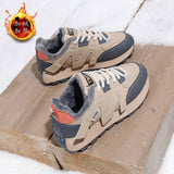 Breakj Han Han And Velvet Dad Shoes 2024 Winter New Street Shot Female Student Running Sneakers