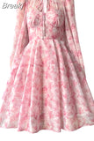 Lady Elegant Floral Y2k Mini Dress Boho Beach Fashion Short Party Sundress Women Casual One Piece Dress Korea Summer