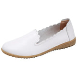 Genuine Leather Women's Casual Shoes Breathable Loafers Slip-on Ultrasoft Moccasins Nursing Shoes For Women Zapatos