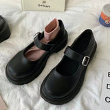 NEW 35 44 Plus Size Lolita shoes 2022 Women Mary Jane Shoes Japanese uniform Platform shoes JK uniform high heels