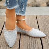 Fabric Single Shoes Women's Autumn Breathable Flat Shoes Women's Shoes Shallow Lazy Shoes