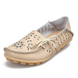 Leather Women Flat Shoes Ballet Trainer Leisure Shoes Woman Flower Sneakers For Women 2021 Candy Color Nurse