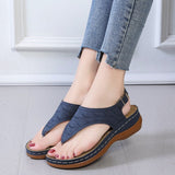 Breakj Sandals Women 2025 Large-Size Women's Word Slippers Slope And Casual Clip Women's Cool