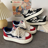 Women Sneakers Causal Shoes Chunky Platform Shoes Thick Bottom Lace-up Women's Vulcanized Shoes Sneakers Zapatos De