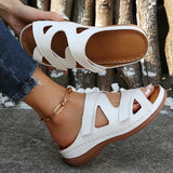 New Summer Women Retro Beach Slippers Fashion Light Open Toe Casual Comfort Wedge Walking Platform Outdoor Female