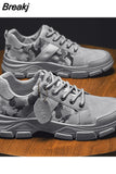 for Men Camouflage Autumn New Military Desert Shoes High-top Sneakers Non-slip Work Shoes for Men Buty Robocze
