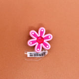 Sale 1 pcs Original Shoe Charms Rhinestone Flower Garden Shoe Buckle Accessories Decorations Fit for Croc JIBZ Kids
