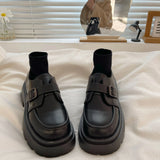 Lolita shoes new trend platform shoes thick bottom retro Mary Jane shoes college girls JK uniform leather shoe students
