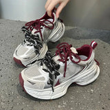 Breakj Fashion Dad Shoes Female Sports Shoes Comfortable And Versatile Autumn New Korean Hot Style New Slow Shock Sports