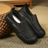 Spring and Autumn New Round Head Colored Outwear Fashion Women's Flat Shoes Comfortable Thick Sole Single Shoes
