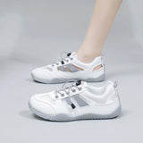 Breakj Summer New Korean Ins Breathable Small White Shoes Women's Hollow Casual Board Shoes Platform Versatile Cake Shoes
