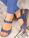 2022 Women Summer Open Toe Comfy Sandals Super Soft Sole Premium Orthopedic Low Heels Women