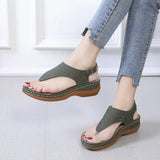 Breakj Sandals Women 2025 Large-Size Women's Word Slippers Slope And Casual Clip Women's Cool