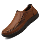 Men Casual Shoes Luxury Brand Fashion Mens Loafers Moccasins Breathable Slip on Retro Driving Shoes Men Leather