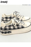 Women's Sports Kawaii Shoes Canvas Pink Flat Platform Running White Casual Anime Lolita Korean Vulcanize Rubber