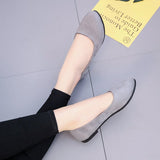 Breakj Code 2025 New Large-Size Single-Shoe Korean Version Of Soft Soles Of The Women's Shoes Flat-Soled Women's Bean