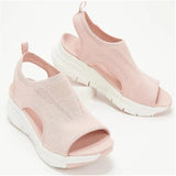 Breakj New Large-Size Flying Thick-Soled Casual Sandals Women's Shoes Fish Mouth Breathable Summer Sports