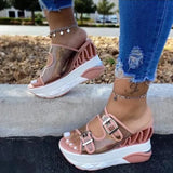 2020 new INS Hot brand wave wedges sandals comfortable summer platform sandals women 2020 high heels casual shoes