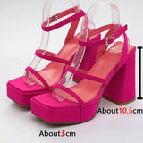 Platform High Heels Women Sandals 2023 Brand New Spring Summer Fashion Office Lady Women Shoes Sandals Walking