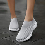 Women's Sneakers Breathable Casual Shoes Comfy Sneakers Women Mixed Colors Summer Sock Shoes Femme Big Size Zapatos