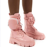 And Winter New Martin Boots Retro Thick Foot Bag Pine Cake And Female Large