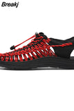 Men Shoes High Quality Handmade Mens Sandals Summer Soft Non-slip Gladiator Sandals Men Hiking Beach Platform