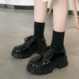Platform Mary Jane Shoes Round Toe Japanese School Uniform Jk Student Shoes Girls Women Kawaii Lolita Soft Low Heel