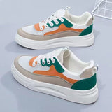 Breakj Thick-Bottomed Small White Shoes Women 2025 Summer New Korean Version Of The Round Head Casual Shoes Student Running