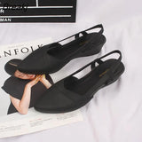 Summer Fashion and Leisure Women's Pointed Toe Back Cooling Belt for All Kinds of Comfortable Wear-resistant Flat