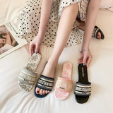 Breakj Red Slippers Women Summer Super Fire 2025 New Wearing Fashion Ins Tide Beach Anti-Slip Cold