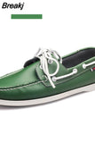 Men Shoes Fashion Loafers Men Comfy Leather Drive Footwear Casual Men's Boat Footwear Slip on Shoes Leisure Walk Lazy