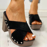 Women Heels Soft Bottom Platform Shoes Women High Heels Peep Toe Pumps Women Platform Heels Sandals With Wedges Shoes For