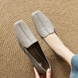 Breakj Commuting Side Shallow Mouth Thick Heel Single Shoes Women 2025 Spring And Autumn New One-Legged Professional Work Small Leather