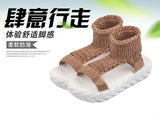 Women's New Korean Version Of Xia Student Shoes With Polyamine Liposmide Soft-Bottomed Knitted Wool Women's