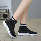 Women Sneakers Fashion Socks Shoes Casual Sneakers Summer knitted Vulcanized Shoes Women flats Trainers Tenis
