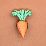 Single Sale Cute Mini Shoe Charms Accessories Simulation Fruits&Vegetables Shoe Decoration fit croc jibz Kid's X-mas