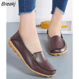 Sale Women Round Head Shoes Solid Color Sewing Women Summer Comfy Flat Sneakers Leisure Walking Femininas Footwear Plus