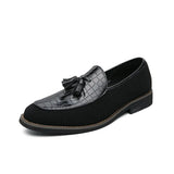Formal Loafers Men's Moccasin Business Fashion Elegant Comfortable Wedding Office Shoes Tassel Casual