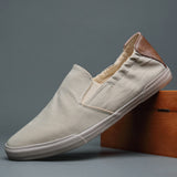 Breakj New Baoda 20043 Casual Men's Canvas Shoes Popular Simple Lefu Shoes Korean Version Of Spring And Summer