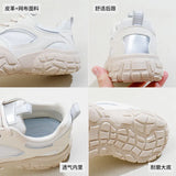 Breakj Korean Platform Dad Shoes Spring 2025 New Street Photo Student Running Shoes Casual Shoes