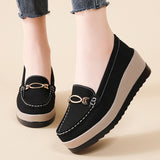 Breakj New Autumn Pine Shoes Women Fashion Thick Bottomed With Mother Shoes Lady One Foot Anti-Slip Casual Women's