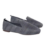 Breakj 2023 Summer New Large Size Round Head Flat Single Shoes Women's Shallow Mouth Sports Wind Casual