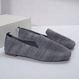 Breakj 2023 Summer New Large Size Round Head Flat Single Shoes Women's Shallow Mouth Sports Wind Casual