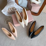 Size 33-40 Women Pumps Real Leather Sexy Solid High Heels Shoes For Women Spring Office Ladies Footwear Fashion