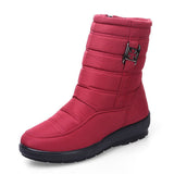 Women Boots Winter Shoes Platform Wedge Snow Boots Comfort Thick Plush Warm Ankle Boots Female Footwear Botas