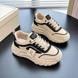Breakj Korean Version Of The New Dad Shoes Female 2025 Spring Student Running Sports Platform Increased Casual Shoes Female
